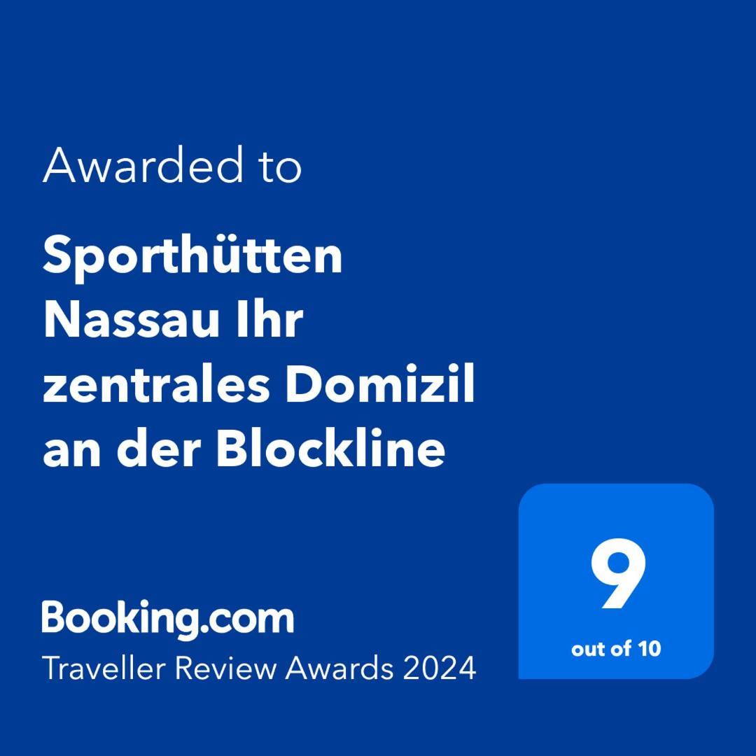 "Sporthuetten Nassau" Ihr Zentrales Domizil An Der Blockline Rechenberg-Bienenmühle Kültér fotó